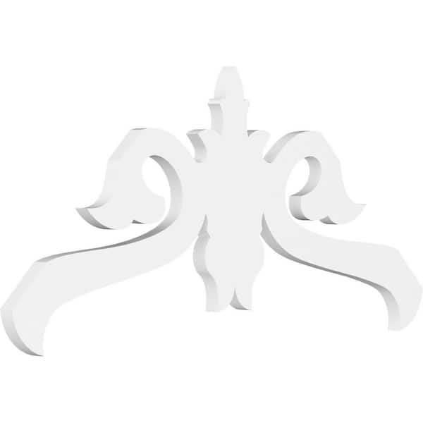 Ekena Millwork Florence 1 in. D x 18 in. W x 36 in. L Signature Urethane Gable Pediment