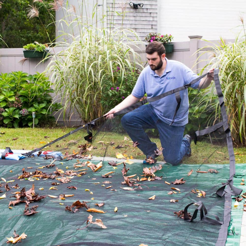 Standard 18 ft. x 36 ft. Rectangular In Ground Pool Leaf Net price history on PriceWatchPro