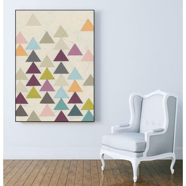 Unbranded 30 in. x 40 in. "Confetti Prism VIII" by June Erica Vess Framed Wall Art