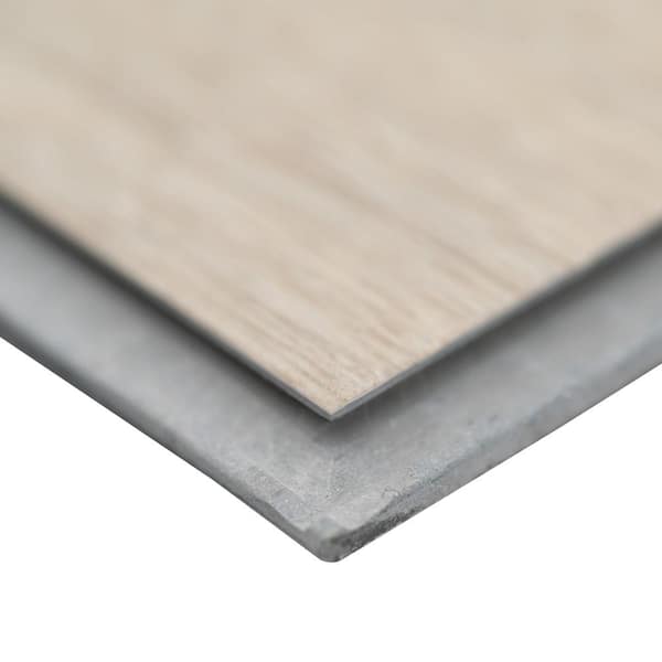 A&A Surfaces Corden Forrest Brown 20 Mil x 7 in. x 48 in. Waterproof Click Lock Luxury Vinyl Plank Flooring (23.77 Sq. ft./case), Medium