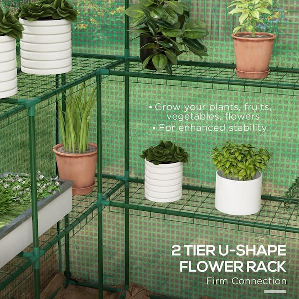 Otryad 4.6 ft. x 4.7 ft. Portable Greenhouse Outdoor