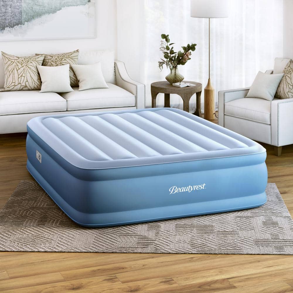 Beautyrest Sensa-Rest Air Bed Mattress with Built-in Pump and Edge Support,  18 Queen MM07917QN - The Home Depot