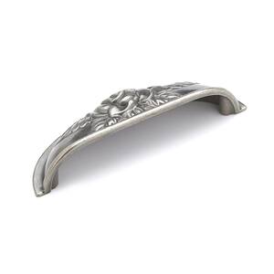 Provence Collection 3-3/4 in. (96 mm) Center-to-Center Pewter Traditional Drawer Pull