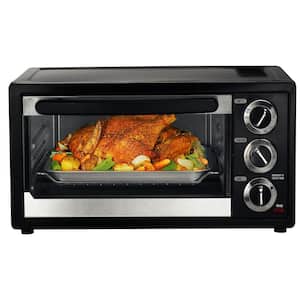 6-Slice Black Convection and Broil Toaster Oven