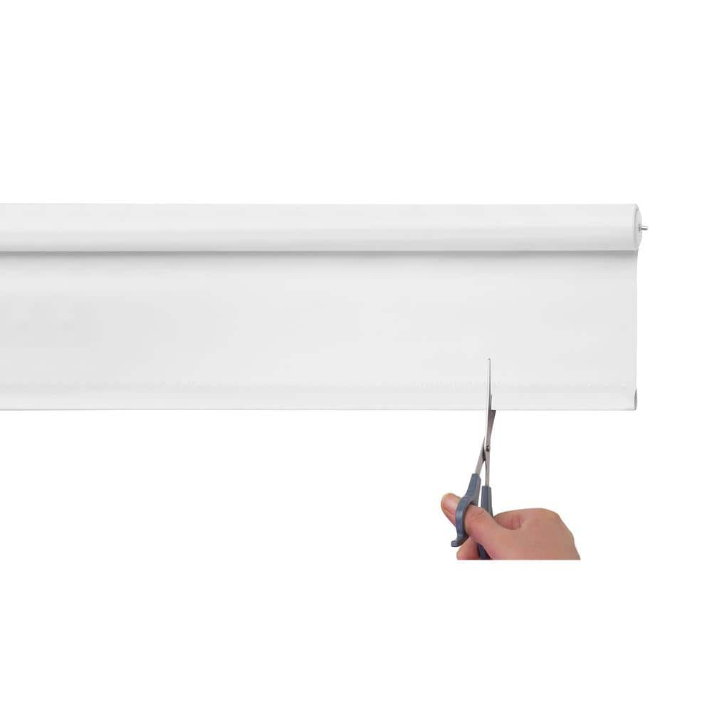 Ivory Cordless Vinyl Room Darkening Window Shade 37x72