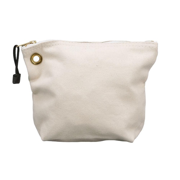 7x10 Inches Blank Natural Cotton Cosmetic Bag 12 Oz Natural Canvas Zipper  Pouch Plain Blank Makeup Bag Stock Available 222p From Powerfuo, $195.03