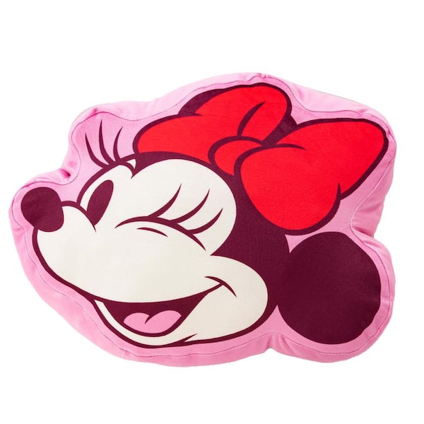 THE NORTHWEST GROUP Minnie Mouse Wink Wink Multi-Color Travel Cloud Pillow