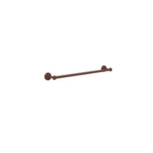 Waverly Place Collection 24 in. Back to Back Shower Door Towel Bar in Antique Bronze