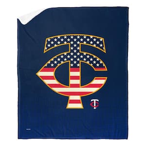 MLB Twins Celebrate Series Silk Touch Sherpa Multicolor Throw