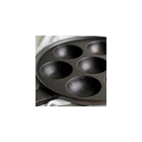 Satre Online and Marketing Appam Pan met anti-aanbaklaag met stalen deksel, 12 pitten Appam Maker met deksel, Appa Chetty Paniyaram Pan Patra Tawa Non Stick Set van 1