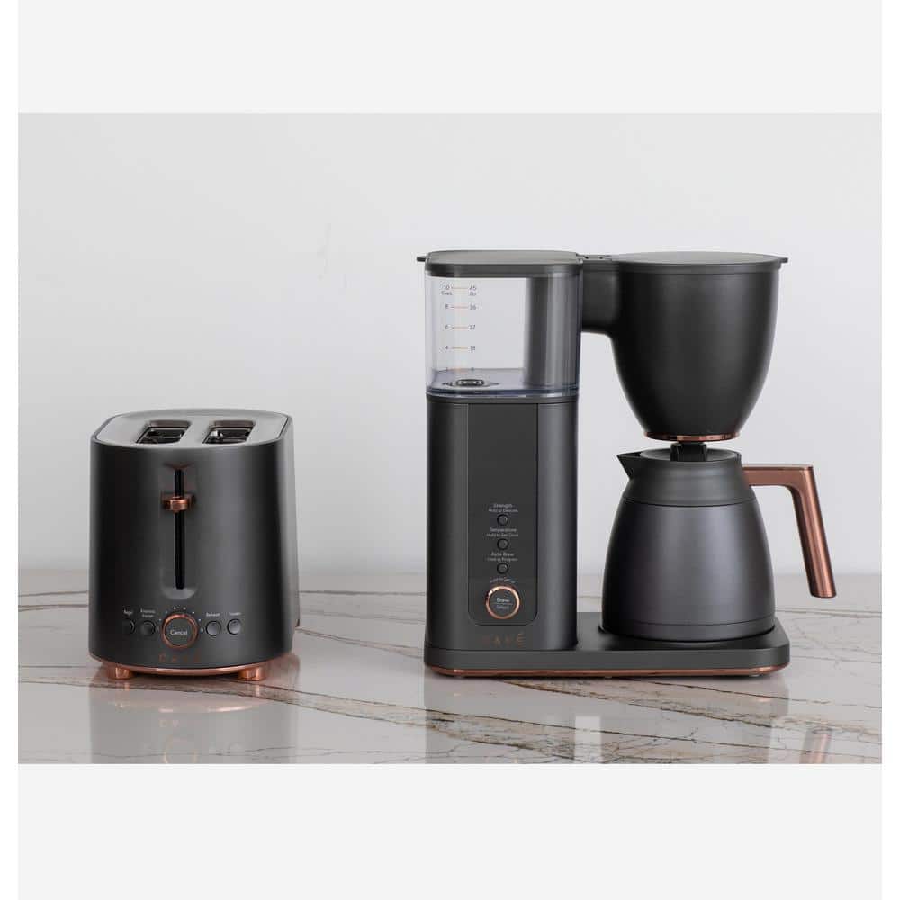 Matte Black 10-Cup Drip Coffee Maker with Thermal Carafe