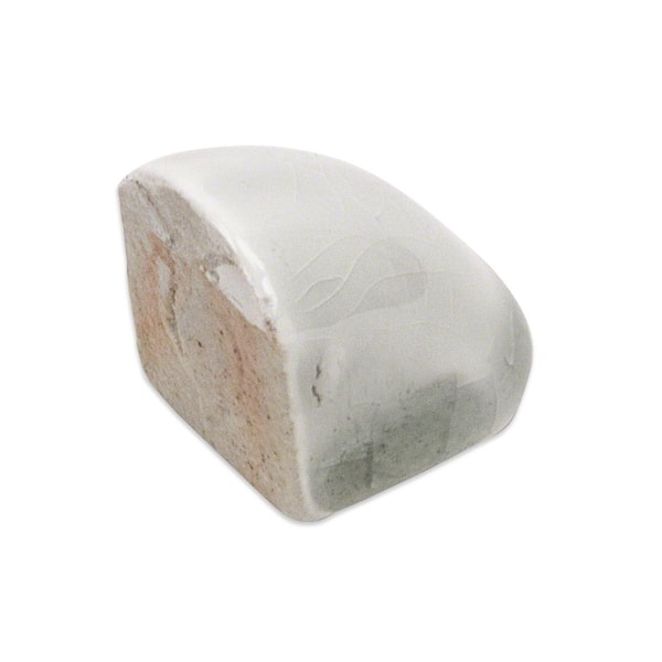 Delphi Tundra 1.5 in. x 1 in. Polished Ceramic Pencil Corner Tile