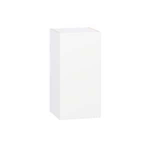 Timberline 15 in. W x 14 in. D x 30 in. H Assembled Slab Wall Kitchen Cabinet in Bright White
