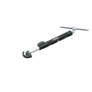 1/2 in. to 1-1/4 in. Adjustable 10 in. to 17 in. Telescoping LED Lit Basin Pipe Wrench for Faucet Install and Repair