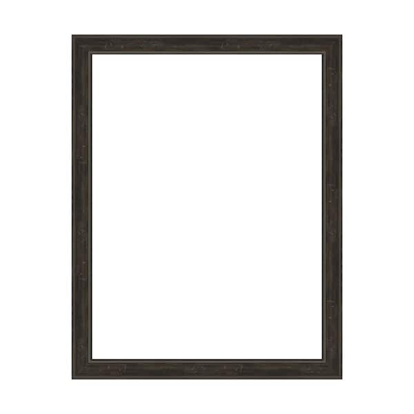 Amanti Art Mirror Makeover Shipwreck Greywash Narrow 29.25 in. W x 37.25 in. H Bathroom Mirror Frame Border Kit-Fits a 28x36 mirror