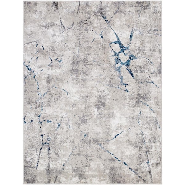 Artistic Weavers Soldado Medium Gray Abstract 7 ft. x 9 ft. Indoor Area Rug
