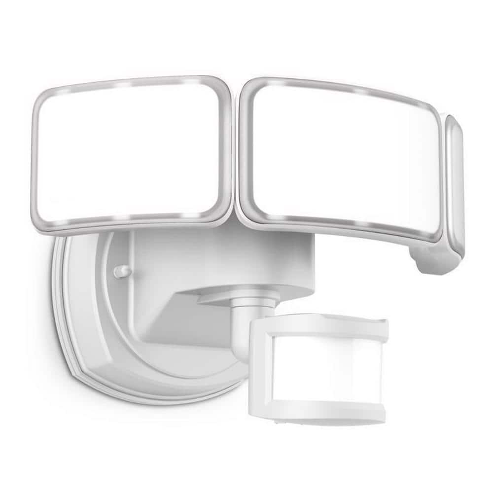 Feit White Triple Head Motion-Sensing LED Security Floodlight