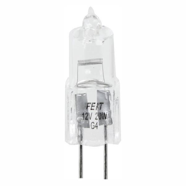 Feit Electric 20-Watt Warm White (3000K) T3 G4 Bi-Pin Dimmable Halogen 12-Volt Landscape Garden Light Bulb (48-Pack)
