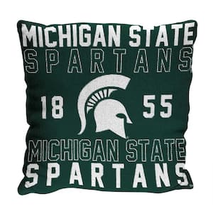 NCAA Michigan State Stacked Pillow
