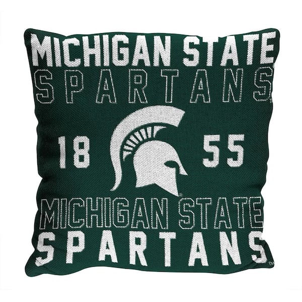 THE NORTHWEST GROUP NCAA Michigan State Stacked Pillow