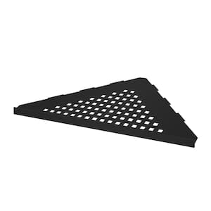 6 in. W x 11.5 in. L Prova Pro-Select Shower Kit Corner Shelf-Square-MBLK