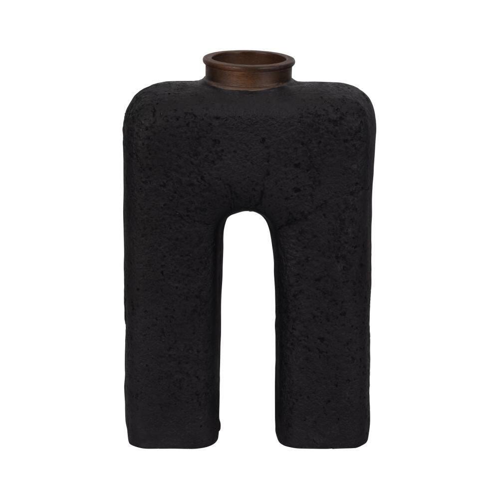 15 in. Black Ecomix Abstract Decorative Vase price history on PriceWatchPro
