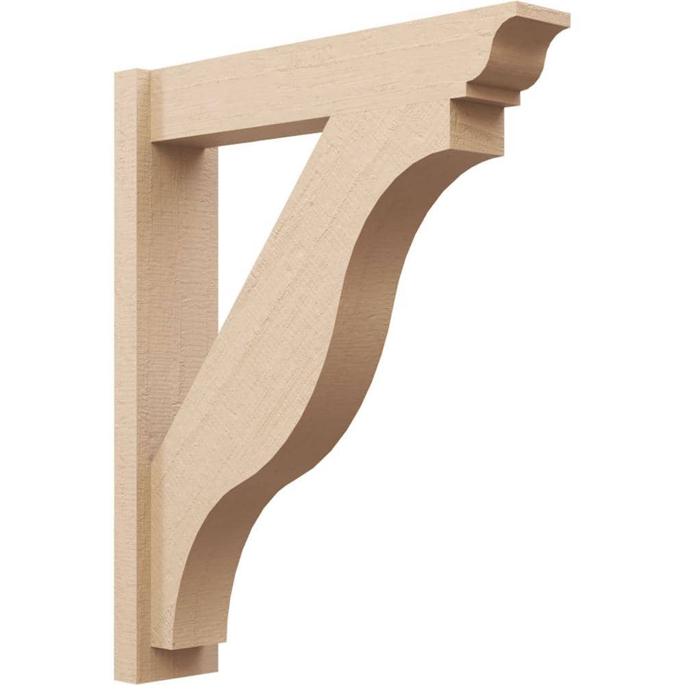 6 in. x 34 in. x 28 in. Funston Traditional Rough Cedar Woodgrain Timberthane Polyurethane Outlooker, Primed Tan price history on PriceWatchPro