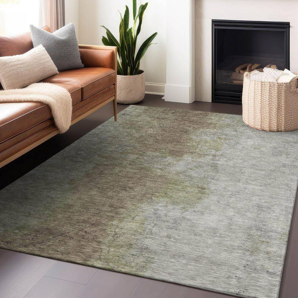 Chantille Machine Washable Indoor/Outdoor Abstract ACN1741 Taupe 3 ft. x 5 ft. Area Rug price history on PriceWatchPro