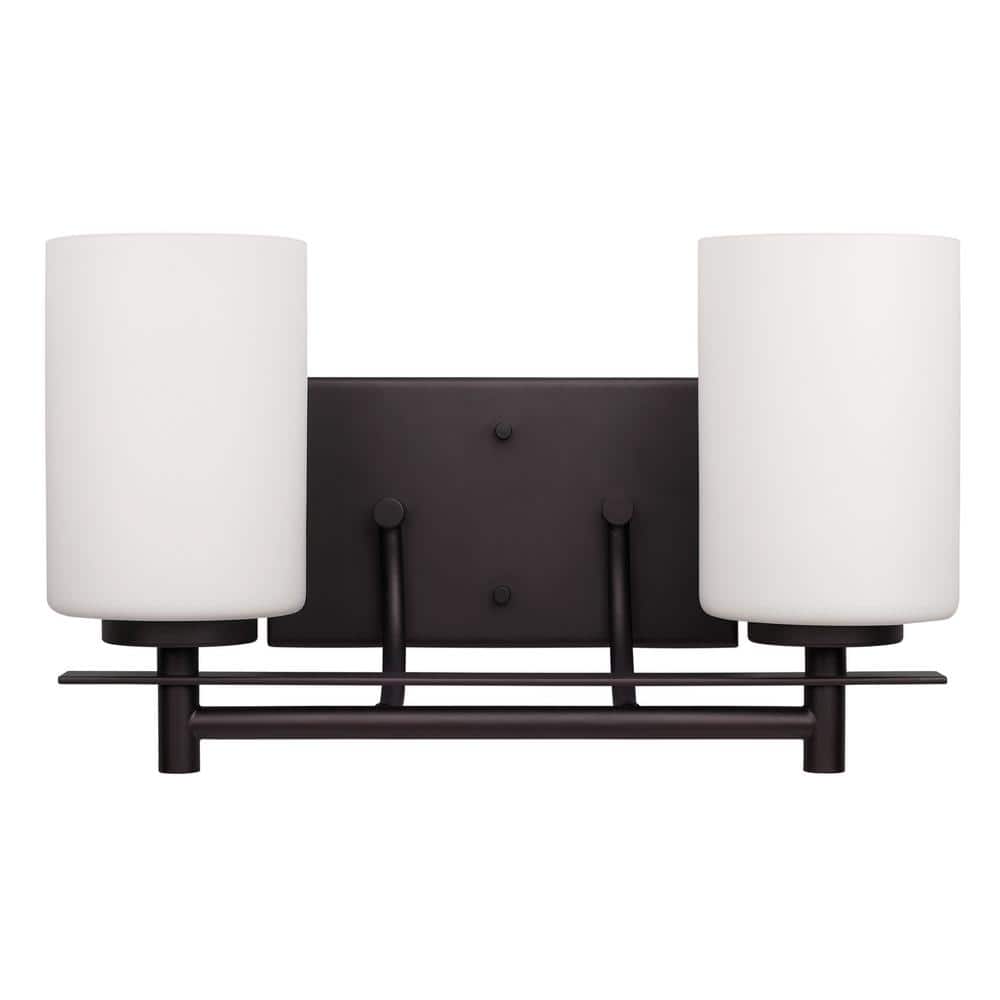 Carlton 2-Light Oil Rubbed Bronze Bath Light price history on PriceWatchPro