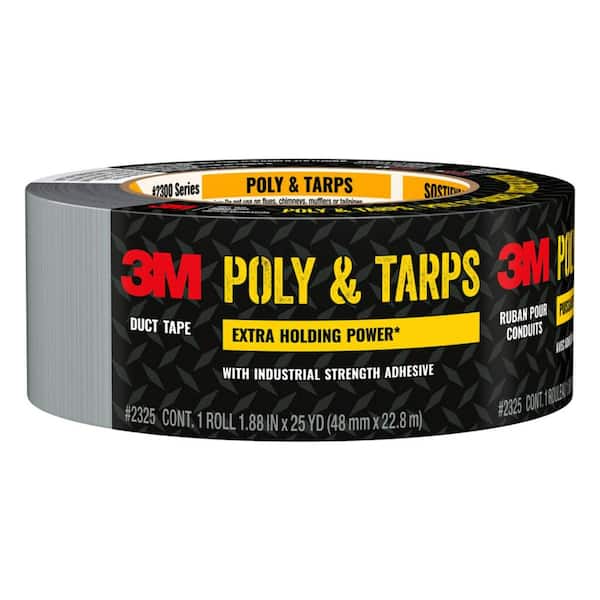 3M Tough Gray Rubberized Duct Tape 1.88-in x 25 Yard(s) at