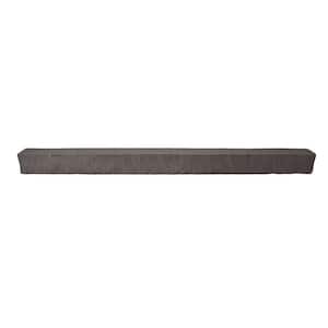 Stacked Stone 2 in. x 3.5 in. x 42 in. Coffee Faux Stone Siding Ledger