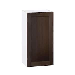 Lincoln Chestnut Solid Wood  Assembled Wall Kitchen Cabinet with Full Height Door (18 in. W x 35 in. H x 14 in. D)