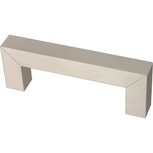 Modern Square 3 in. (76 mm) Modern Cabinet Drawer Pull in Stainless Steel