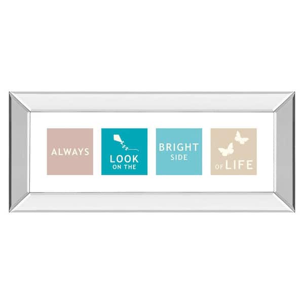 Classy Art "Words Of Kindness I" By The Vintage Collection Mirror Framed Print Wall Art 18 in. x 42 in.