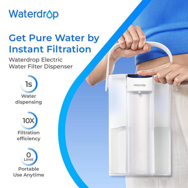 Electric Water Filter Pitcher,Countertop Water Purifier,NSF/ANSI 401,53,42 and 372,Does not Lower TDS Extra EDF-3