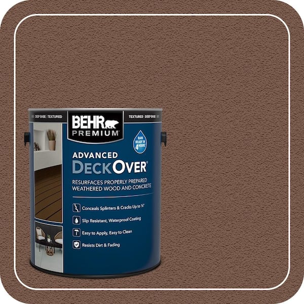 1 gal. #SC-223 Applewood Textured Solid Color Exterior Wood and Concrete Coating