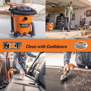 12 Gallon 6.0 Peak HP NXT Shop Vac Wet Dry Vacuum with Detachable Blower, 2 Additional Filters and Car Cleaning Kit