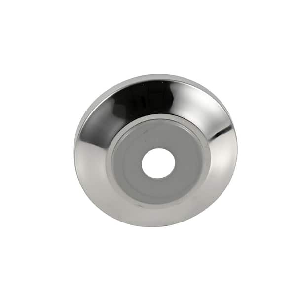 1/2 in.-3/4 in. Chrome Escutcheon with Rubber Collar