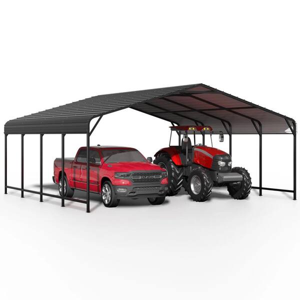 あ*ん様 あさひ製GARNETガーネット20インチ3段 AUTO LED min NETAJE 20 ft. W x 20 ft. D Metal Carport, Heavy Duty Garage