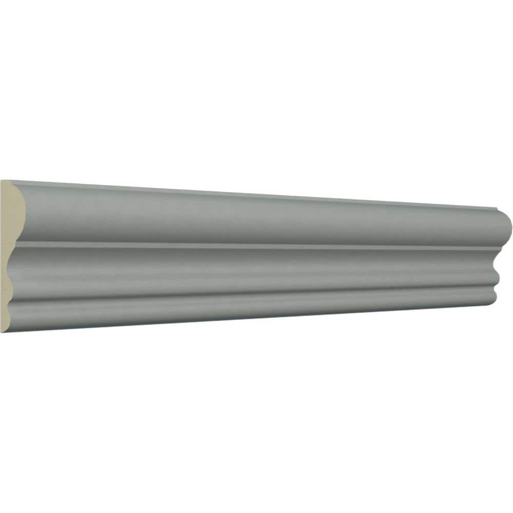 Gray Polyurethane Claremont Panel Moulding 94.5"
