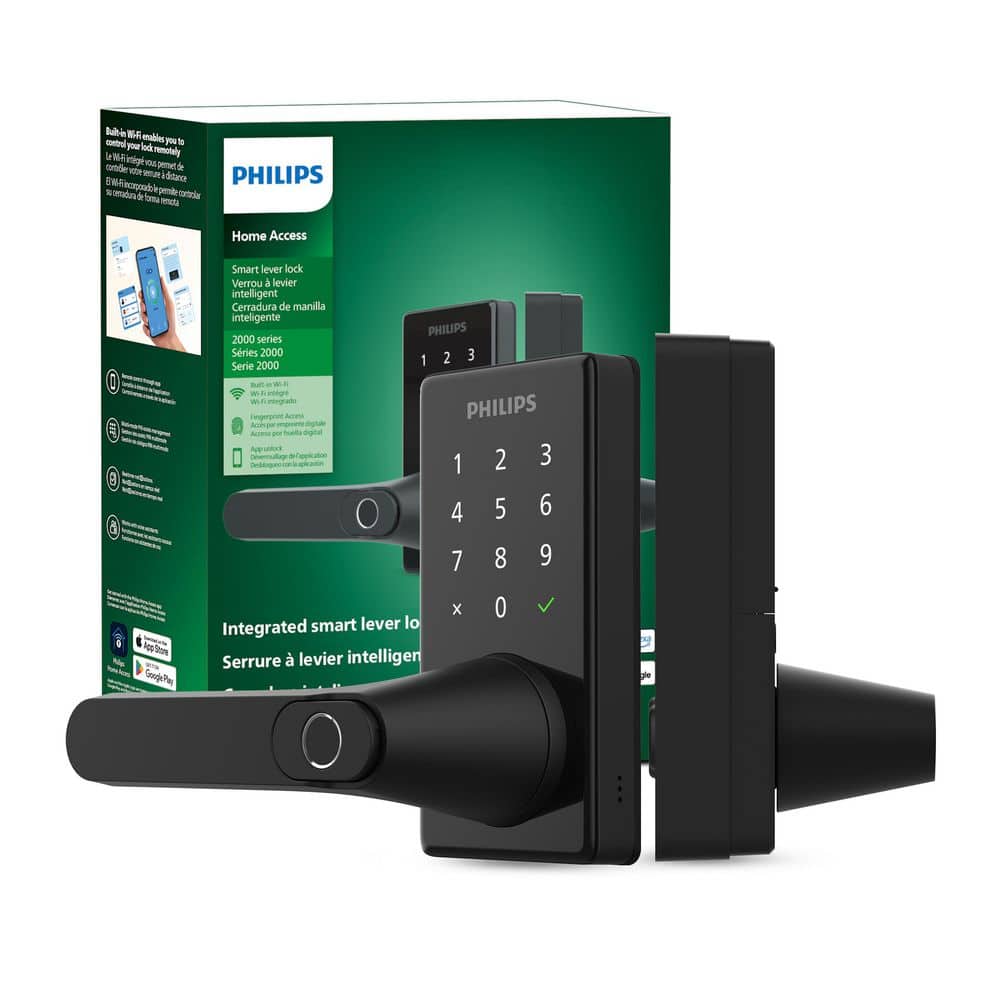 Wi-Fi Smart Matte Black Deadbolt Lock/Lever All in One Combo with Fingerprint Reader price history on PriceWatchPro