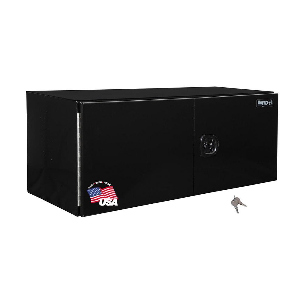 18 in. x 18 in. x 48 in. Black Smooth Aluminum Underbody Truck Tool Box with Barn Door price history on PriceWatchPro