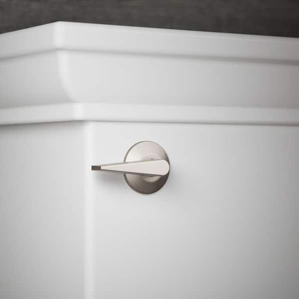 Left-Hand Trip Lever in Brushed Nickel