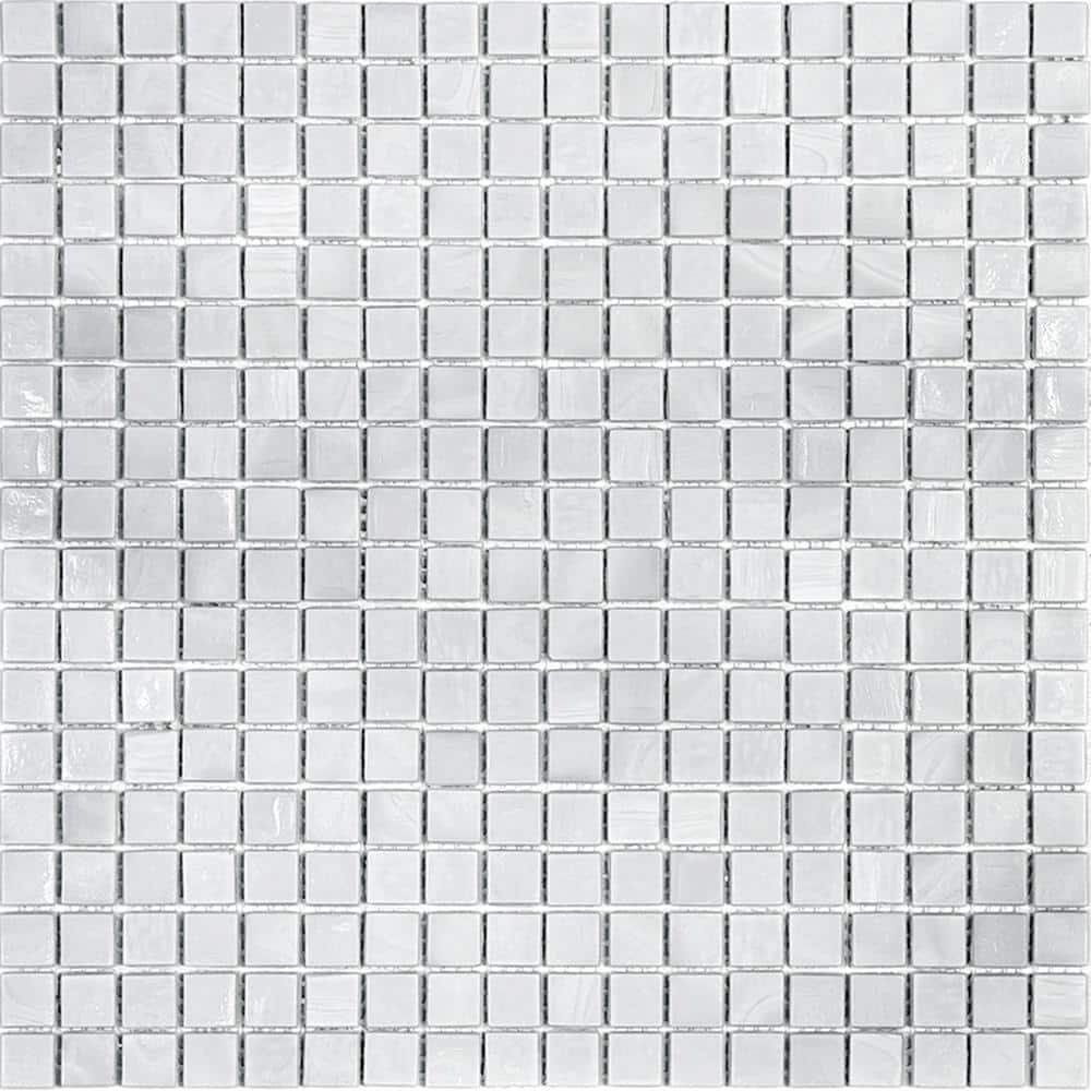 "Skosh 4"" x 6"" Glossy Dolphine Gray Glass Mosaic Uniform square Wall and Floor Sample Tile 0.13 sq. ft./Piece (1-Pack)" price history on PriceWatchPro