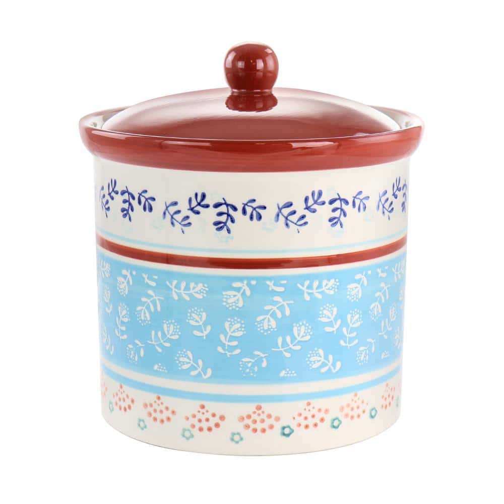 House Shaped Cookie Jar / Storage Container Canister with Lid