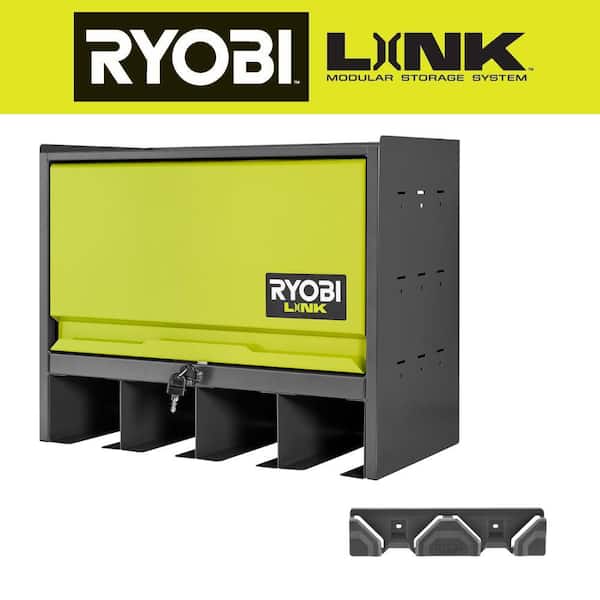 RYOBI LINK Lockable Tool Organizer Cabinet with LINK Accessory Rail (2-Pack)