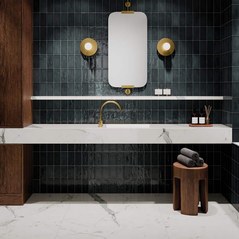 Magnifica 30" x 30" Glossy Polished Porcelain Tile