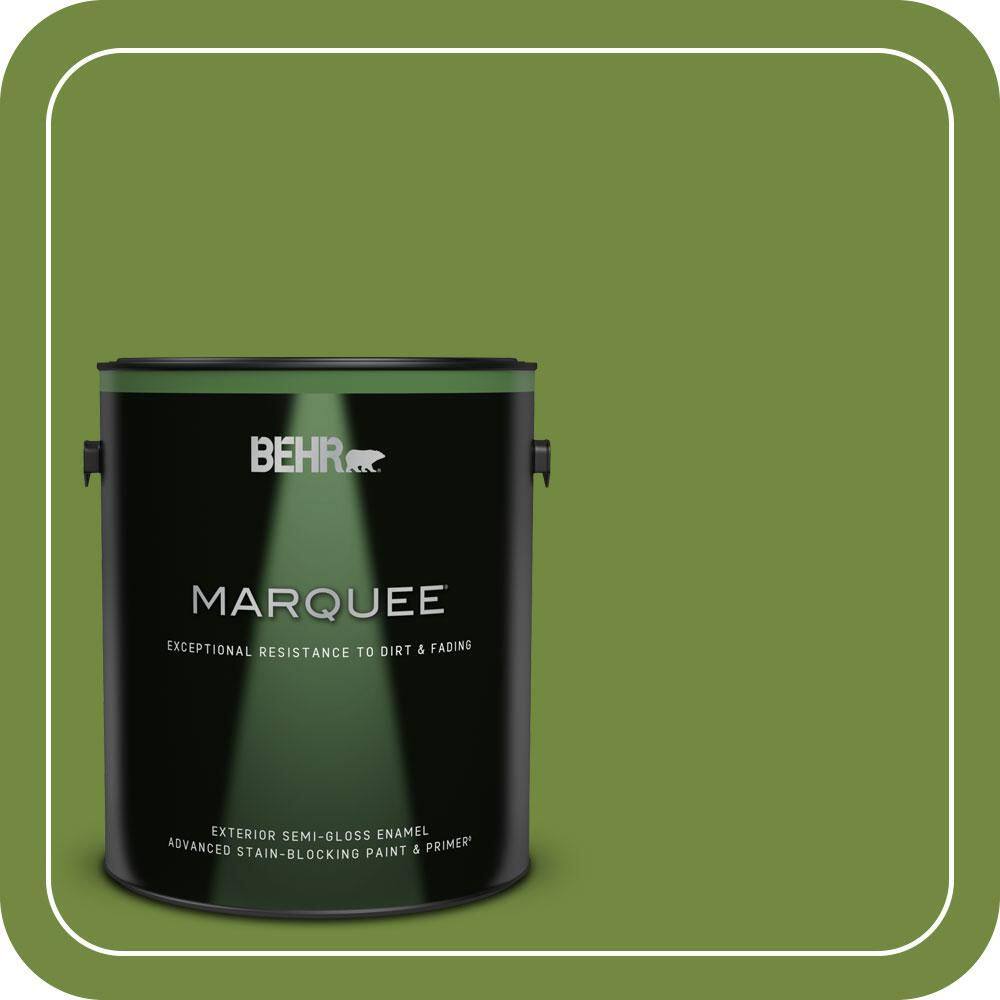 1 gal. #MQ4-44 Green Dynasty Semi-Gloss Enamel Exterior Paint & Primer price history on PriceWatchPro