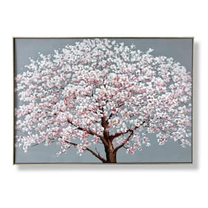 Cherry Blossoms Framed Canvas Wall Art