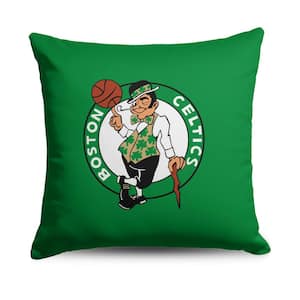 NBA Celtics Double Down Printed Multicolor Throw Pillow 18x18